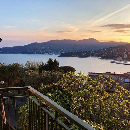 Tra Sole & Mare Apartman Zoagli Kültér fotó