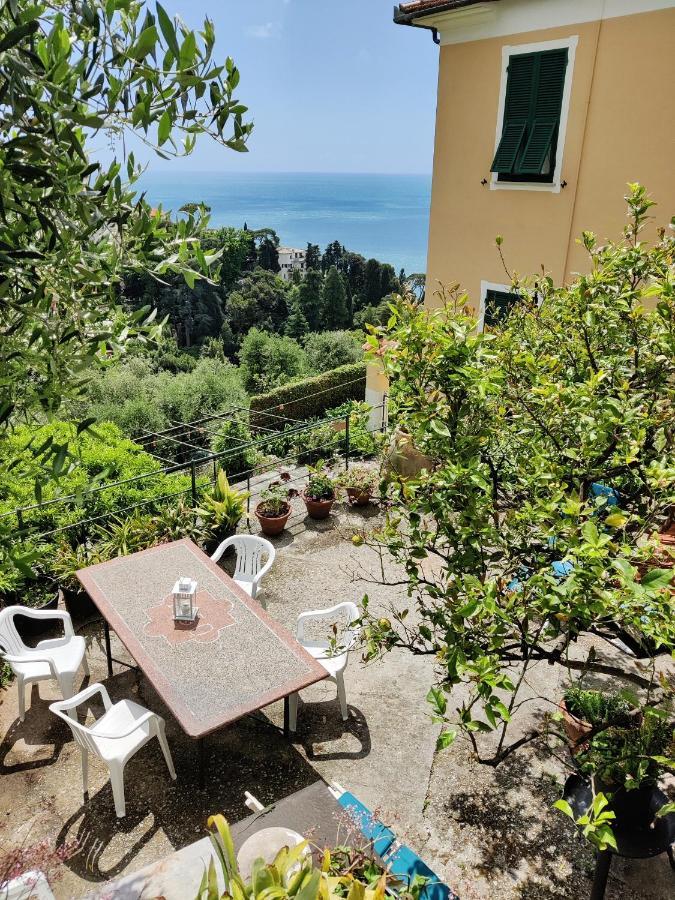 Tra Sole & Mare Apartman Zoagli Kültér fotó